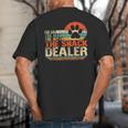 Dog Fathers Day Fur Dad The Man The Myth The Snack Dealer Big And Tall Men's T-Shirt Back Print
