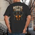 Dog Owner Dad Rottweiler Rottie Dad Big And Tall Men's T-Shirt Back Print