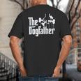 The Dogfather Dog Dad Dog Lover Big And Tall Men's T-Shirt Back Print