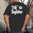 The Dogfather Dog Father Dad Big And Tall Men's T-Shirt Back Print