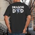 Dragon Dad Daddy Father's Day Dragon Big And Tall Men's T-Shirt Back Print