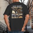 I Never Dreamed I'd Grow Up To Be A Super Sexy Pug Dad Big And Tall Men's T-Shirt Back Print