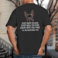 Every Snack You Make French Bulldog Mom And Frenchie Dad Big And Tall Men's T-Shirt Back Print