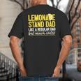 Family Lemonade Stand Dad Big And Tall Men's T-Shirt Back Print Family Lemonade Stand Dad Big And Tall Men's T-Shirt Back Print
