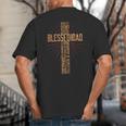 Father's Day Dad Husband Blessed Dad Christian Big And Tall Men's T-Shirt Back Print Father's Day Dad Husband Blessed Dad Christian Big And Tall Men's T-Shirt Back Print