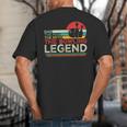 Father's Day The Man The Myth The Bowling Legend Bowler Dad Big And Tall Men's T-Shirt Back Print
