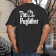 Fathers Day The Pug Father Pug Daddy Papa Fur Dad Dog Owner Big And Tall Men's T-Shirt Back Print Fathers Day The Pug Father Pug Daddy Papa Fur Dad Dog Owner Big And Tall Men's T-Shirt Back Print