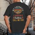 My Favorite Camping Buddies Call Me Dad Father Sayings Big And Tall Men's T-Shirt Back Print