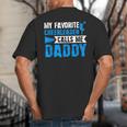 My Favorite Cheerleader Calls Me Daddy Cheer Dad Fathers Day Big And Tall Men's T-Shirt Back Print