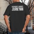 Favorite Electrician Journeyman Appreciation For Dad Big And Tall Men's T-Shirt Back Print