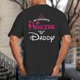 My Favorite Princess Calls Me Daddy Daughter Fathers Day Men Big And Tall Men's T-Shirt Back Print