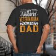 My Favorite Veterinarian Calls Me Dad Fathers Day Big And Tall Men's T-Shirt Back Print