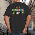 Feliz CumpleañOs Papi Spanish Dad Birthday For Kids Big And Tall Men's T-Shirt Back Print Feliz CumpleañOs Papi Spanish Dad Birthday For Kids Big And Tall Men's T-Shirt Back Print