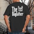 French Bulldog Dog Dad Dogfather Dogs Daddy Father Big And Tall Men's T-Shirt Back Print
