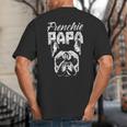 Frenchie Papa Lover Owner French Bulldog Dad Father Daddy Big And Tall Men's T-Shirt Back Print Frenchie Papa Lover Owner French Bulldog Dad Father Daddy Big And Tall Men's T-Shirt Back Print