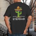 Fun Hilarious Stepfather Humor Stepdad Big And Tall Men's T-Shirt Back Print