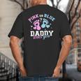 Gender Reveal Daddy Dad Big And Tall Men's T-Shirt Back Print