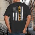 Girl Dad Father's Day Dad Daughter Dad Of Girls Outnumbered Big And Tall Men's T-Shirt Back Print