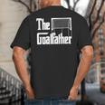 The Goalfather Dad Soccer Goalkeeper Goalie Coach Footballer Big And Tall Men's T-Shirt Back Print