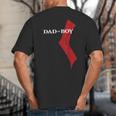 God Of Boy Dad Video Game Tshirt Father's Day Edition Big And Tall Men's T-Shirt Back Print