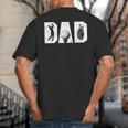 Golfing Dad Golf Lover Golfing Putter Golfer Big And Tall Men's T-Shirt Back Print