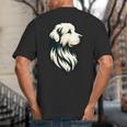Great Pyrenees Pyr Minimalist Simple Dog Mom Dad Boys Girls Big And Tall Men's T-Shirt Back Print