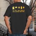 Grilling Art For Men Dad Barbecue Meat Smoking BBQ Big And Tall Men's T-Shirt Back Print