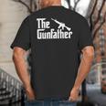 The Gun Father Gun Owner Shirts For Dad T-Shirt Big And Tall Men's T-Shirt Back Print