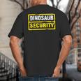 Halloween Adult Costume Dinosaur Security Dad Mom Big And Tall Men's T-Shirt Back Print