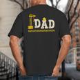 Happy Father's Day Construction For Son DAD Father's Day Big And Tall Men's T-Shirt Back Print