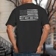 Host Dad Best Ever Flag Big And Tall Men's T-Shirt Back Print Host Dad Best Ever Flag Big And Tall Men's T-Shirt Back Print