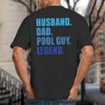Husband Dad Pool Guy Legend Men Big And Tall Men's T-Shirt Back Print Husband Dad Pool Guy Legend Men Big And Tall Men's T-Shirt Back Print