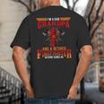 I'm Dad Grandpa Retired Firefighter Nothing Scares Me Big And Tall Men's T-Shirt Back Print