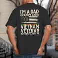 I'm A Dad Grandpa And A Vietnam Veteran Nothing Scares Me Big And Tall Men's T-Shirt Back Print