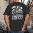 I'm a Lucky Daughter I Have Crazy Dad Daddy Family Big And Tall Men's T-Shirt Back Print