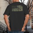 I'm Not The Step Dad I'm The Dad That Stepped Up Camouflage Big And Tall Men's T-Shirt Back Print