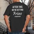 IVF For Couples & IVF Transfer Day Fries On Transfer Day Infertility Embryo IVF Mom IVF Dad Big And Tall Men's T-Shirt Back Print