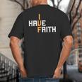 IVF I Have Faith IVF Mom IVF Dad Transfer Day Big And Tall Men's T-Shirt Back Print