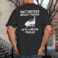 Just Another Bbq Grill Barbecue Meat Grilling Dad Men Big And Tall Men's T-Shirt Back Print