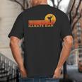 Karate Dad Martial Arts Retro Big And Tall Men's T-Shirt Back Print
