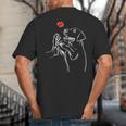 Labrador Retriever Golden Lab Dad Mom Big And Tall Men's T-Shirt Back Print Labrador Retriever Golden Lab Dad Mom Big And Tall Men's T-Shirt Back Print