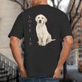 Labrador Retriever Shirt Women Men Lab Mom Dad Dog Tee Big And Tall Men's T-Shirt Back Print