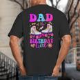 Let's Roll Dad Of The Birthday Girl Roller Skate Birthday Big And Tall Men's T-Shirt Back Print Let's Roll Dad Of The Birthday Girl Roller Skate Birthday Big And Tall Men's T-Shirt Back Print