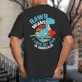 I Love My Dad Rawr Dinosaur Fathers Day Dino Toddler Boy Big And Tall Men's T-Shirt Back Print