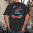 Marvel Dad Is Amazing Like Spider-Man Father's Day Big And Tall Men's T-Shirt Back Print