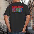 Marvel Spider-Man Amazing Dad Birthday Father’s Day Big And Tall Men's T-Shirt Back Print