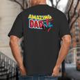 Marvel Spider-Man Amazing Dad Comic Book Father's Day Big And Tall Men's T-Shirt Back Print