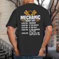 Mechanic Men Dad Hourly Rate Car Auto Garage Mechanic Big And Tall Men's T-Shirt Back Print Mechanic Men Dad Hourly Rate Car Auto Garage Mechanic Big And Tall Men's T-Shirt Back Print