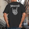 Megadad Retro 90s Hard Rock Band Heavy Metal Father's Day Big And Tall Men's T-Shirt Back Print