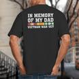 In Memory Of My Dad Vietnam Veteran Family Matching Big And Tall Men's T-Shirt Back Print